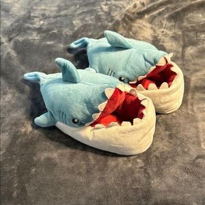 Blue Shark Slippers